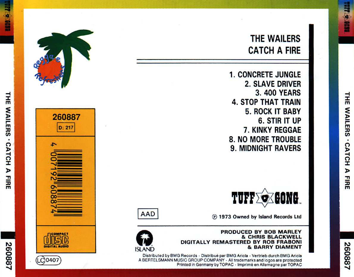Catch a Fire Remastered by Bob Marley The Wailers on